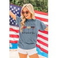 thumbnail image 3 of KimSoong Women Patriotic Shirts Red White and Blue Shirts American Flag Shirt 4th of July Tops Funny Wine Glass Graphic Tees, 3 of 5