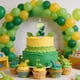 thumbnail image 4 of Velas de cumpleaños con números romanos | Juego de 10 velas de cera (0-9) | Diseño floral verde | Para tartas, fiestas y celebraciones, 4 of 6