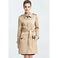 thumbnail image 3 of Camii Mia Women's Trench Coat Windbreaker Coat Outwear, 3 of 7