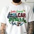 thumbnail image 2 of Santa&rsquo;s Favorite Car Detailer T-Shirt, Christmas Auto Detailing Tee, 2 of 5