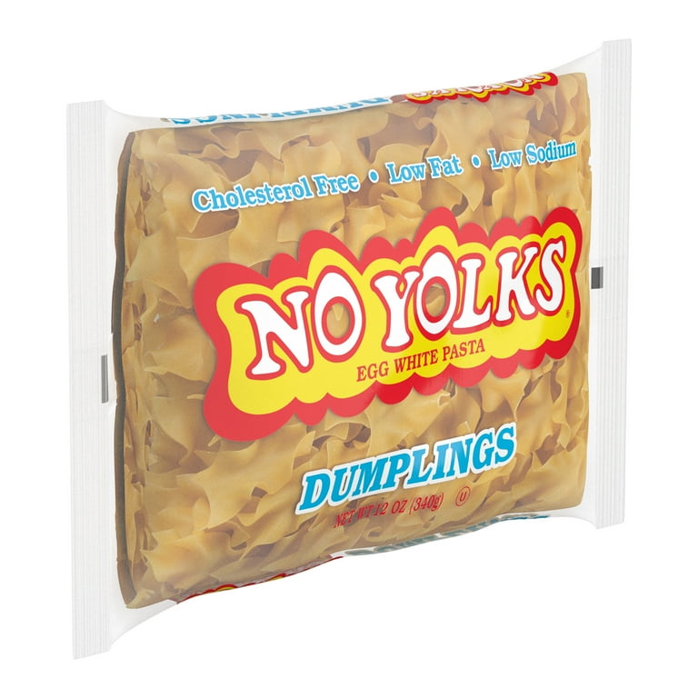 NO YOLKS 12 oz Yolk Free Dumplings - Low Carb, Lean Meal
