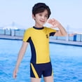 thumbnail image 1 of Traje de baño para niños y niñas, traje de baño dividido para niños grandes, traje de baño de aguas termales para niños y niñas, conjunto de traje de baño, 1 of 6