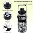 thumbnail image 6 of Half Gallon Water Bottle with Sleeve BPA Free 64 oz Water Jug with Straw and Time Marker, Motivational Gym Workout Pregnancy Water Bottles Gifts for Women, 6 of 6