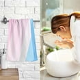thumbnail image 7 of Yayeee 100% Cotton Hand Towels for Bathroom 16" x 28" Soft Absorbent Kitchen Towel, Pink Gradient, 7 of 7