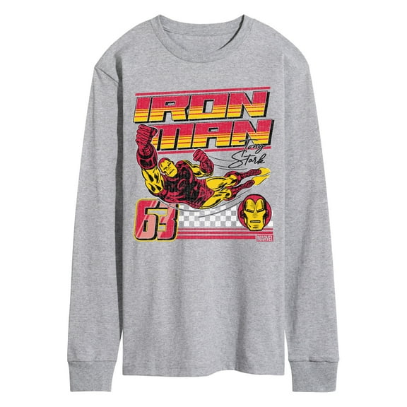 Marvel Iron Man - Racing - Men's Long Sleeve Graphic T-Shirt