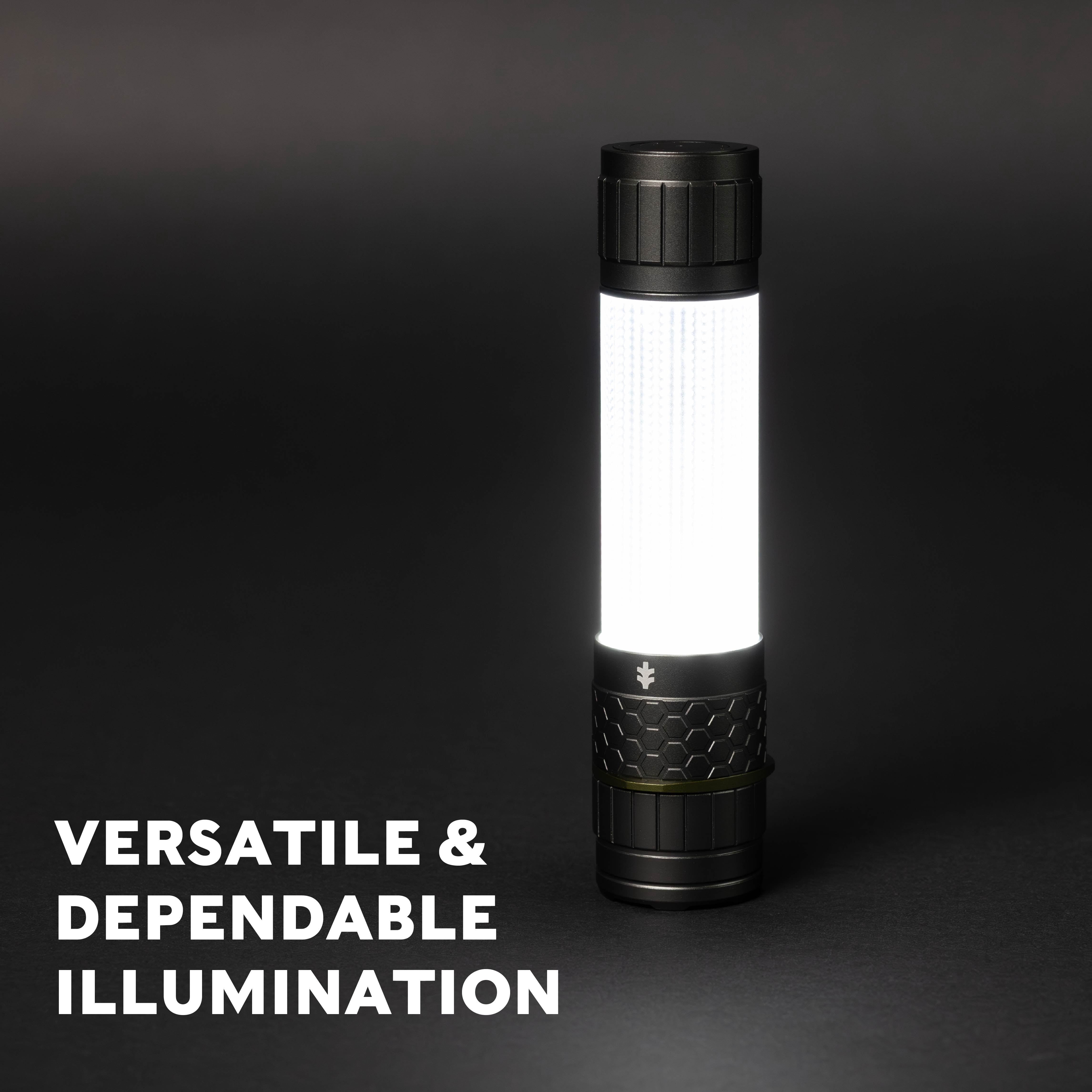 Swiss Tech Combo Torch and Flashlight, 1000 Lumen, LED, IP67 Waterproof,  Rechargeable