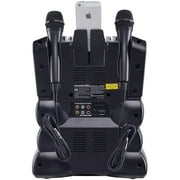 Karaoke USA DVD/CDG/MP3G Karaoke Machine with 7 TFT Color Screen, Record, Bluetooth and LED Sync Lights, GF846