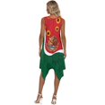 thumbnail image 4 of HELLHERO Womens Summer Sleeveless Sundress with Asymmetric Hem, Midi Dress with Pockets for Vacation and Beach Dating, 4 of 8