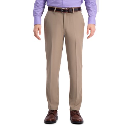Haggar Pantaloncini Uomo Cool 18 Pro - Vestibilità Dritta, Comfort Massimo, Grigio Casual, Taglia 54