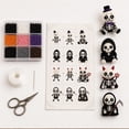 thumbnail image 4 of 4 Pack 3D Beaded Skeleton DIY Kit, Halloween Beading Craft Set with Step-by-Step Instructions, Spooky Skeleton Making Kit for Adults Kids, Tiered Tray Decor Halloween Party Home Holiday Gifts, 4 of 8