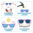 thumbnail image 4 of Jan & Jul Toddler Sunglasses for Girls with Adjustable Strap (M: 2 - 6 Years, Purple Aurora), 4 of 7