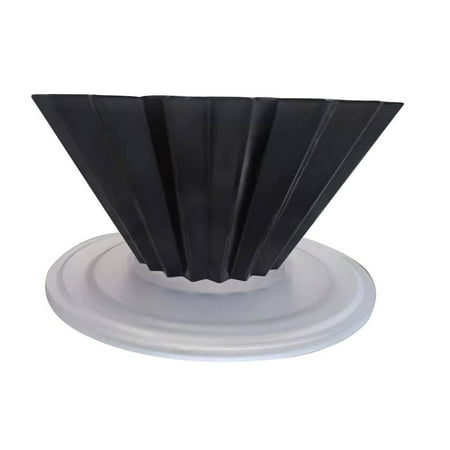 

Fovolat Pour Over Coffee Filter Holder|Groove Design Cone Coffee Maker for Slow Drip|Food Grade Resin Reusable Coffee Dripper Holders for Camp Travel Office Home(Not Include Filters)