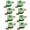 Green, variant on 8pcs Lovely Pumpkin Shape Cabinet Knobs: Modern Euro Style Ceramics Kitchen Cabinet Hardware/ Dresser Drawer Pulls Handles