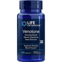 Life Extension Venotone – Standardized Horse Chestnut – Promotes Healthy Fluid Balance – Gluten-Free, Non-GMO – 60 Capsules