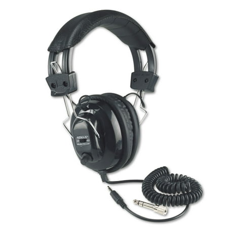 UPC: 0734680610029 | Amplivox Portable Sound Sys. Deluxe Stereo Headphones W/mono Volume Control Black