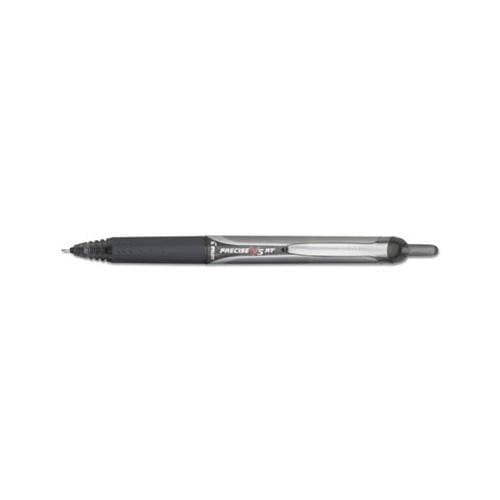 Precise V5RT Retractable Roller Ball Pen 0.5mm, Black Ink/Barrel