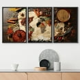 thumbnail image 2 of wall26 - World MAPE Made from Spices - Framed Canvas Art Wall Art - 24"x36"x3 BLACK, 2 of 5