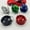 Black, variant on SUGUANGHUI Hot selling TE37 car wheel hub keychain modification creative keychain fatty intestine keychain wheel hub keychain, wheel hub rotatable, 2-pack