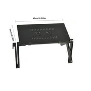 Laptop Desk Magnesium Alloy ABS With Dual Fans No Installation Required