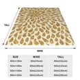 thumbnail image 3 of Pofeuu Gold Drops Print Ultra-Soft Micro Fleece Blanket,for Bed Or Sofa,All Season Throw Blankets Flannel Blanket-50"x40", 3 of 7