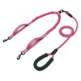thumbnail image 1 of Cuerda de remolque Greeniant alargada de doble capa para perros grandes Suave y cómoda sin estrangulamiento Rosa, 1 of 6