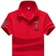thumbnail image 2 of Camiseta para hombre, camiseta bordada con gráfico para hombre, camiseta con cuello, polos amarillos, ropa elegante para hombre, ropa cómoda y barata, 2 of 5