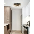 thumbnail image 2 of Justice Design Group Nsh-4480 Knox 3 Light 16" Wide Flush Mount Drum Ceiling Fixture -, 2 of 2