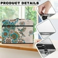 thumbnail image 6 of ZIATUBLE Hummingbird Sewing Machine Protect Cover Boho Mandala Flower Cute Pattern Sewing Machine Protect Cover Lightweight Dust Cover with Pockets for Extra Accessories, 6 of 7