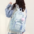 thumbnail image 6 of Resicozy Backpack for Teen Casual Cute Printed Backpack Book Bag Blue, 6 of 8