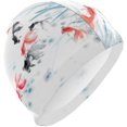 thumbnail image 1 of FYBTO Casquette de Natation Poisson Peinture de Style Chinois Adulte FYBTO Polyester, 1 of 4