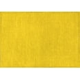 thumbnail image 1 of Ahgly Company Machine Washable Indoor Rectangle Solid Yellow Modern Area Rugs, 2' x 5', 1 of 4