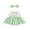 Green, variant on Bagilaanoe Newborn Baby Girl Summer Rompers Dress Floral Print Sleeveless Bodysuits + Headband 3M 6M 9M 12M 18M Infant Patchwork A-line Dresses