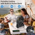 thumbnail image 3 of Ventilador de camping ROSHOPI recargable de 20000 mAh con luz LED de 4 velocidades, 3 of 7