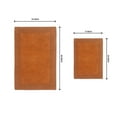 thumbnail image 5 of Home Weavers Luxury Collection 100% Cotton Reversible Bathroom Rug Set Machine Washable Bathroom Rug-17"x24", Bathroom Rug- 24"x40", Terracotta Color 2 Piece Bath Rug set, 5 of 7