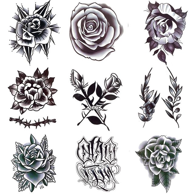 Tatuaje Temporal Mariposa Impermeable 9PCS Bsvklp Cuerpo Brazo Pecho Hombro Muslo