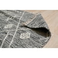 thumbnail image 3 of EORC REH43CH2X8 2 x 8 ft. Punja Killim Contemporary Area Rug, Charcoal, 3 of 8