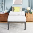 thumbnail image 3 of Bed Frame Metal Platform Bed Frame 18 Inch High Mattress Foundation No Box Spring Needed Heavy Duty Steel Slat Noise-Free Easy Assembly Under-Bed Storage,Twin, 3 of 7