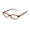 tortoise / peach, variant on NEW THALIA ANGEL WOMENS/LADIES CAT EYE FULL-RIM BLACK / WHITE COLORFUL GLAMOROUS SLEEK CAT EYE FRAME DEMO LENSES 46-15-133 EYEGLASSES/EYE GLASSES