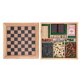 thumbnail image 1 of Wooden Chess Board Game Set Portable Lightweight Wooden Chess and Checkers Set Educational Chess Set for Home School Party, 1 of 4