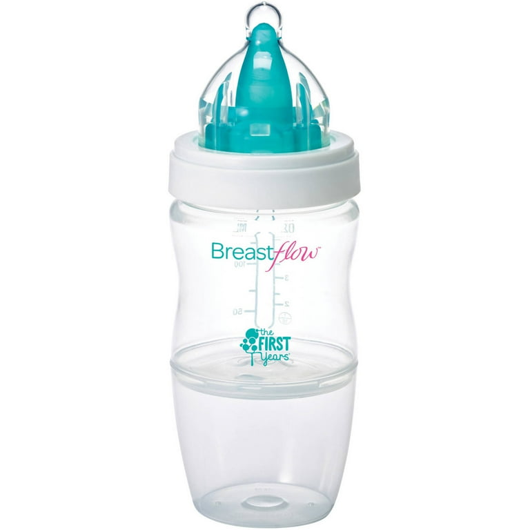 The First Years Breastflow Slow Flow Nipple BPA Free 5 Oz Bottle