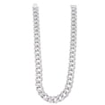 thumbnail image 5 of Cadena de eslabones cubanos de aleación, collar de diamantes de imitación exquisitos a la moda, accesorio de joyería, regalo para hombres y mujeres, 20 pulgadas, 5 of 5
