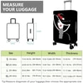 thumbnail image 2 of Travel Luggage Cover Suitcase Protector Fits 18-32 Inch Luggage Wheel Covers Patterned Travel Related Items Flower Luggage Protector Elastic Luggage Anti-scratch Suitcase Cover M, 2 of 5