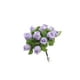 thumbnail image 1 of Bewildely Flores artificiales Rosa Mini ramo hogar boda regalo falso año nuevo fiesta decoración arreglo suministros Kits de decoración para fiestas Púrpura, 1 of 6