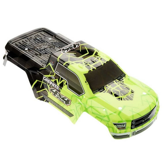 ARRMA AR402253 Body Painted/Decal Green Granite 4x4 Mega ARAC3335 Car/Truck  Bodies wings & Decals