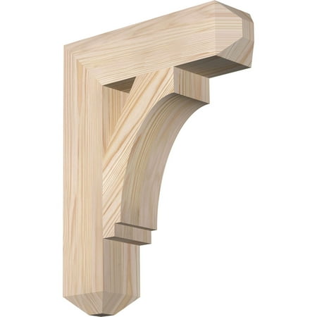 

Ekena Millwork 3 1/2 W x 14 D x 18 H Imperial Craftsman Smooth Bracket Douglas Fir