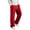 06#Red, variant on Men’s Sweatpants Fleece Lined Straight Leg Pants With Elastic Drawstring Waist And Pockets For Winter Casual Weekend Wear