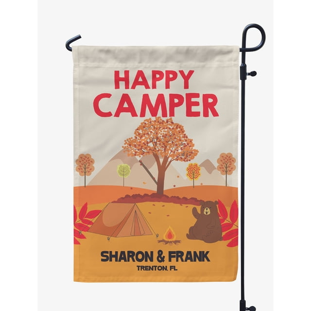 Printtoo Drapeaux de Camping Multicolores pour Véhicule Récréatif, Drapeau Personnalisé Double Face, Décoration Extérieure