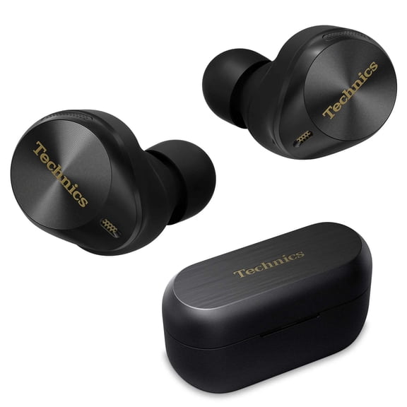 Panasonic Technics Premium Hi-Fi True Wireless Bluetooth Earbuds, Black
