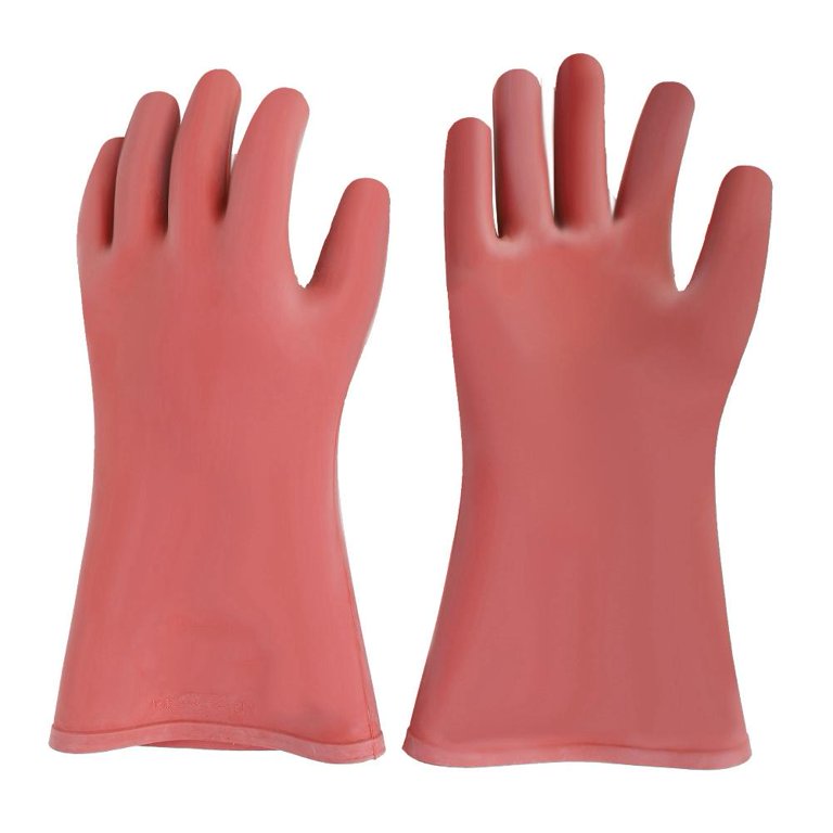 Insulated 12KV High Voltage Electrical Insulating Gloves For