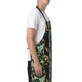 thumbnail image 2 of Goofa Lilies Flowers Printed Waterproof Apron 33" Chef Aprons for Men Heavy Duty Chemical Work Apron Adjustable Bib Apron, 2 of 9